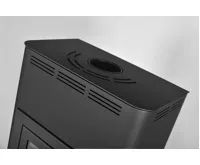 HS Flamingo Krbová kamna AQUAFLAM ® 7 s výměníkem - černá, manuální regulace (31)