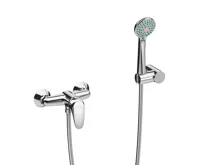 JIKA DEEP by JIKA Sprchová nástěnná baterie se sprchovým příslušenstvím, Chrom JIKA DEEP by JIKA Sprchová nástěnná baterie se sprchovým příslušenstvím, Chrom