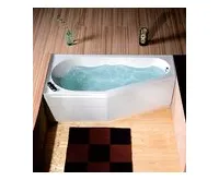 POLYSAN TIGRA L asymetrická vana 150x75x46cm, bílá (1)