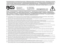 BGS Sada plastových stěrek,  na fólie,  s plstěnou hranou,  2dílná (5)