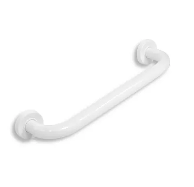 NOVASERVIS Madlo rovné s krytkami 400 mm bílé - R6640,11