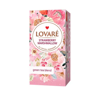 Čaj Lovaré Strawberry Marshmallow (24 sáčků)
