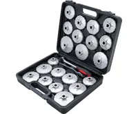 BGS Klíče na povolování olejových filtrů,sada 23 dílů, hliníková slitina (2)