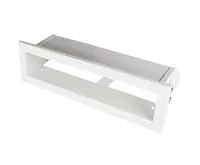 HS Flamingo Krbová mřížka OTEVŘENÁ 40x6 cm, bílá