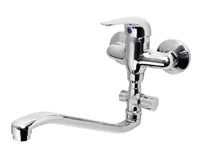 AQUALINE AQUALINE 35 nástěnná umyvadlová/vanová baterie, rozteč 100mm, chrom