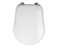 KERASAN RETRO WC sedátko Soft Close, bílá/bronz (1)