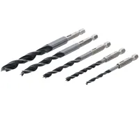 BGS Sada vrtáků do dřeva, 4 - 10 mm, Šestihran, 5dílná