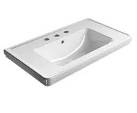 GSI CLASSIC keramické umyvadlo 90x50cm, 3 otvory, bílá ExtraGlaze