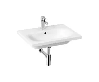 JIKA MIO N Umyvadlo 60x45cm s 1 otvorem pro baterii uprostřed, Bílá, 812713