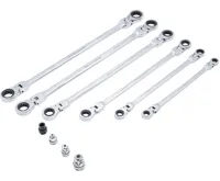 BGS Sada oboustranných ráčnových kloubových klíčů, 8 - 19 mm, 10dílná (1)