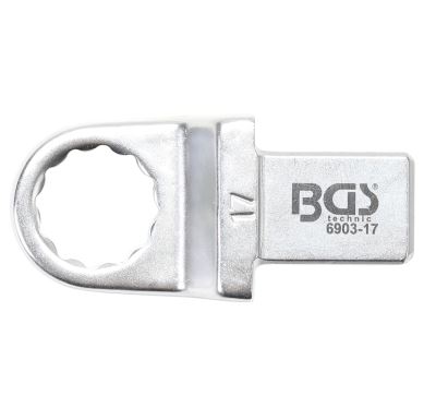 BGS Nástrčný očkový klíč, 17 mm