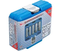 BGS Sada nástrčných hlavic na zapalovací svíčky, šestihranných, 12,5 mm (1/2"), 14–21 mm, 5 (5)