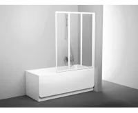 Ravak Vanová zástěna VS3 130 bílá+transparent Ravak Vanová zástěna VS3 130 bílá+transparent