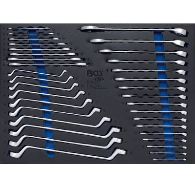 BGS Modul - klíče ploché, očkoploché, očkové 35 dílů