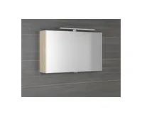 SAPHO CLOE galerka s LED osvětlením 80x50x18cm, jilm bardini (1)