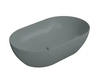 GSI PURA keramické umyvadlo na desku 60x37cm, agave mat GSI PURA keramické umyvadlo na desku 60x37cm, agave mat