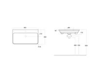 SAPHO THALIE 80 keramické umyvadlo nábytkové 80x46cm, bílá (9)