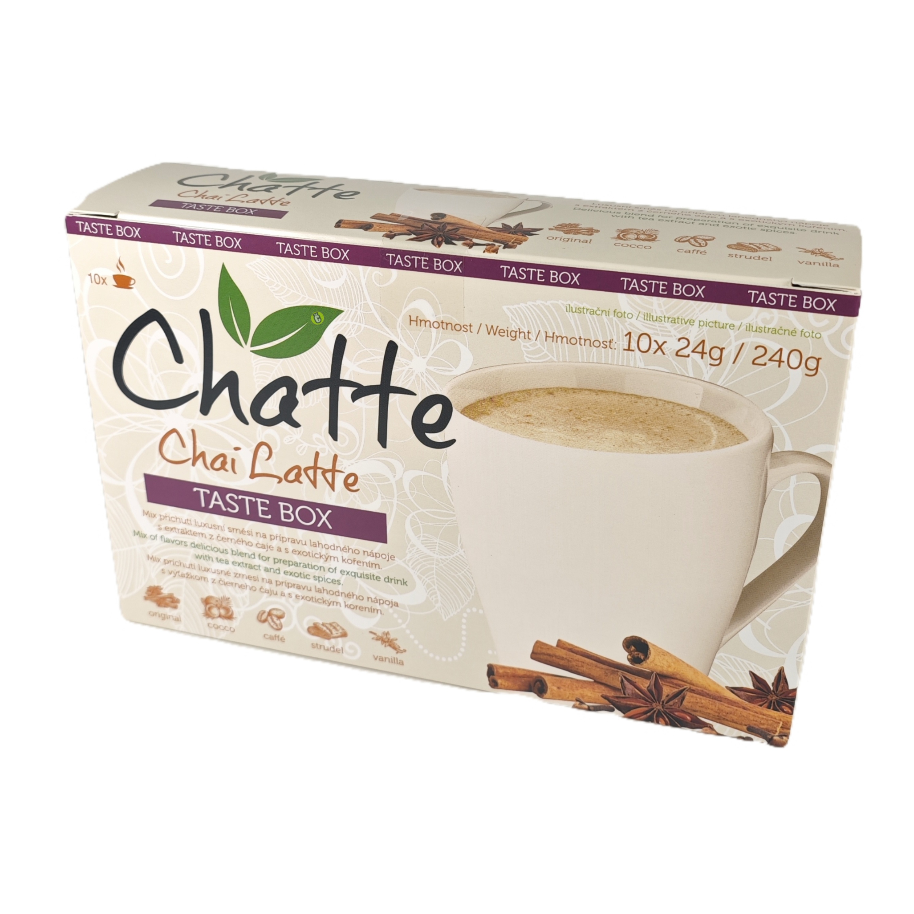 Chatte - chai latte taste box 10x24g
