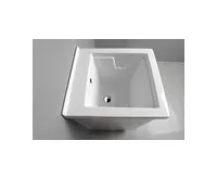 AQUALINE Keramická výlevka, 45x50cm, s přepadem (1)