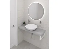 SAPHO AVICE deska pod umyvadlo 170x36cm, tl.5cm, dub starobílý