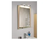 SAPHO NIROX zrcadlo v rámu 100x60cm, bílá mat (1)