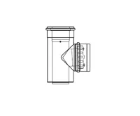 ALMEVA LIK revizní T-kus - 80/125