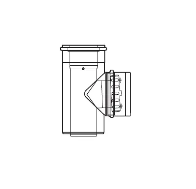 ALMEVA LIK revizní T-kus - 80/125 ALMEVA LIK revizní T-kus - 80/125