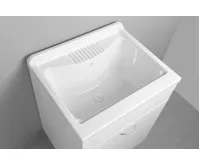 AQUALINE Výlevka na skříňku 60x50cm, plast bílá (5)