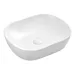 Umyvadlo na desku bez přepadu, 465x375x115 mm, kulaté, keramické