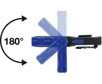 BGS Montážní COB LED lampa s magnetem a háčkem, sklopná (5)