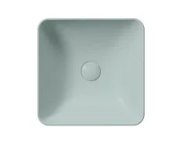 GSI SAND/NUBES keramické umyvadlo na desku 38x38cm, ghiaccio mat (3)