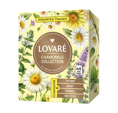 Kolekce čajů Lovaré Chamomile Tea (32 sáčků)