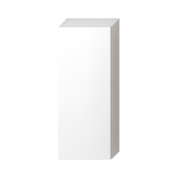 JIKA MIO-N Střední mělká skříňka, 1 dveře levé/pravé, 2 skleněné police, Jasan