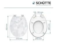 Schütte WC sedátko DIAMOND | MDF HG, Soft Close (15)