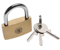 BGS Zámek visací 40 mm mosazný - BGS 3098