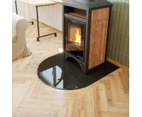 HS Flamingo Krbová kamna AQUAFLAM VARIO ® BARMA 11/7kW dlažba Ořech (24)