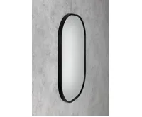 SAPHO CONA SLIM zrcadlo v rámu 40x60cm, černá (4)