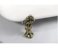 POLYSAN FOXTROT volně stojící vana 170x75x64cm, nohy bronz, bílá (5)