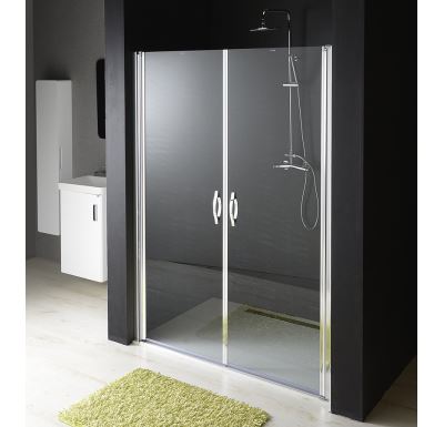 GELCO ONE sprchové dveře do niky dvoukřídlé 1080-1120 mm, čiré sklo, 6 mm