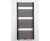 Koupelnový radiátor Thermal KD-SP 600/ 720 středové připojení - černý mat