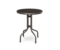 Garden King Balkonový stolek kovový se skleněnou deskou průměr 60 cm Garden King Balkonový stolek kovový se skleněnou deskou průměr 60 cm