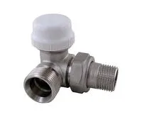 IVR termostatický ventil rohový LEVÝ DN 15 - 1/2&quot; x 3/4&quot; EK venkovní (pro žebříky)