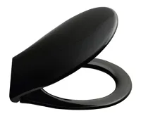 GSI CLASSIC WC sedátko, Soft Close, Quick Release, černá/chrom (4)