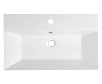 ISVEA SISTEMA keramické umyvadlo 70x42cm, bílá (4)