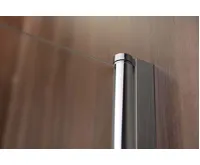 AQUALINE VILMA vanová zástěna 600x1400mm, chrom, pravá, sklo matné (5)