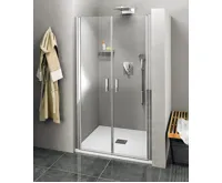 POLYSAN ZOOM sprchové dveře dvojkřídlé 900mm, čiré sklo