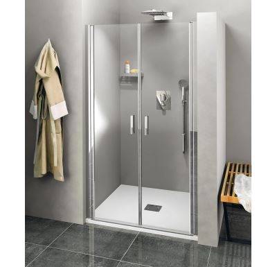 POLYSAN ZOOM sprchové dveře dvojkřídlé 900mm, čiré sklo