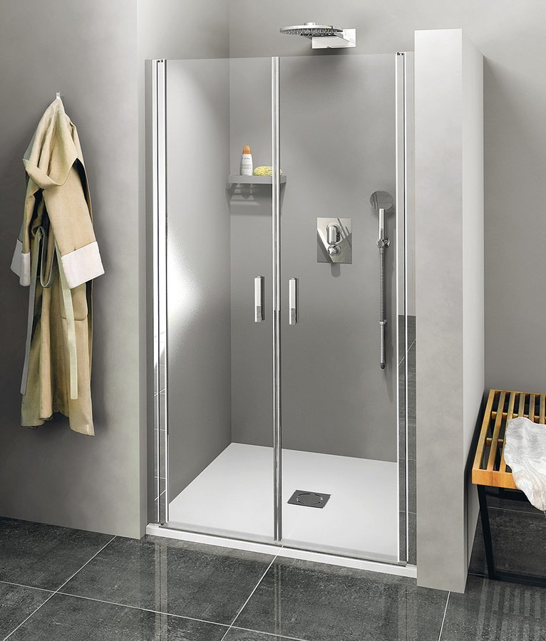 POLYSAN ZOOM LINE sprchové dveře dvojkřídlé 900mm, čiré sklo