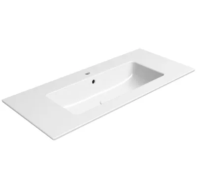GSI PURA keramické umyvadlo Slim 102x46cm, bílá ExtraGlaze