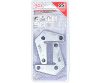 BGS Magnety pomocné pro sváření úhlů, tvar L, 9 kg, 2dílná (2)